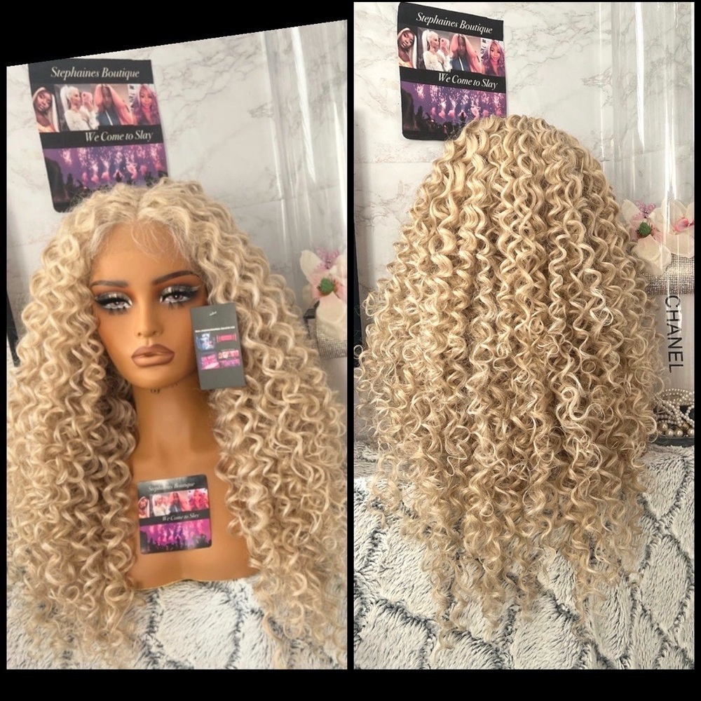 Human Hair Blended Lace Front Wig